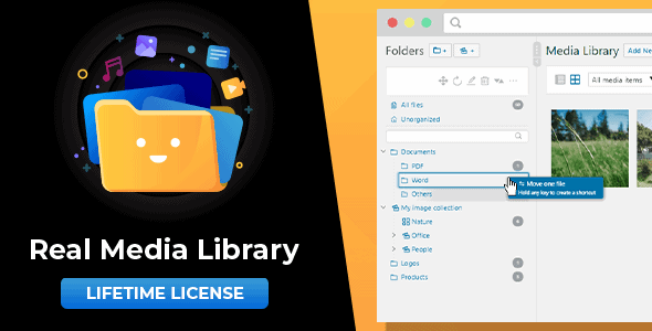 WordPress Real Media Library - Folder & File Manager for WordPress Media Management - v4.22.24