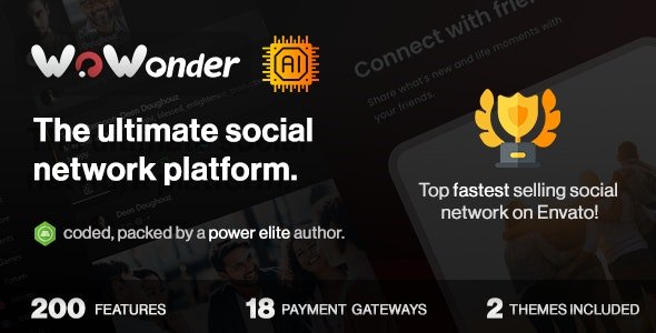 WoWonder v4.3.2 - The Ultimate PHP Social Network Platform - nulled