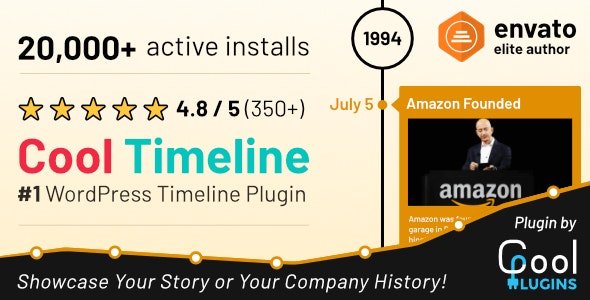 Cool Timeline Pro v4.6.1 - WordPress Timeline Plugin