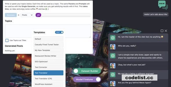 AI Engine Pro v2.2.1 - ChatGPT Chatbot, GPT Content Generator, Custom Playground & Features