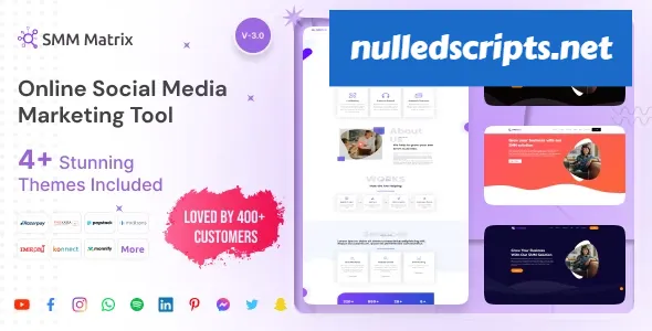 SMM Matrix v4.4 - Social Media Marketing Panel with PWA - nulled