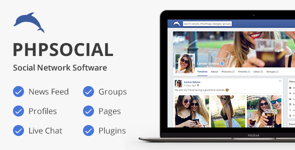phpDolphin - Social Network Platform