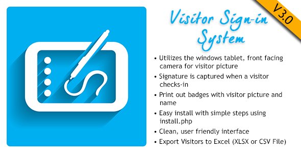 Visitor Signin System v1.0.1