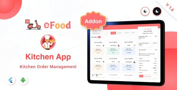 eFood - Kitchen/Chef App v2.2