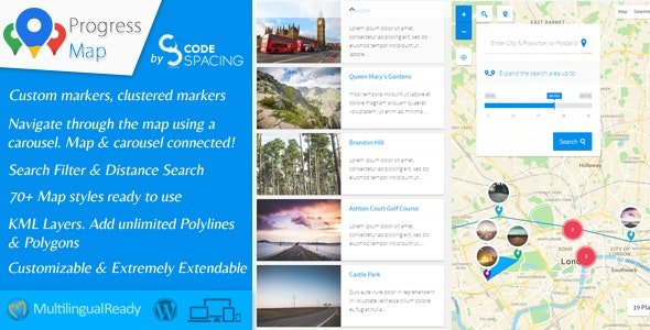 Progress Map Wordpress Plugin v5.7.1