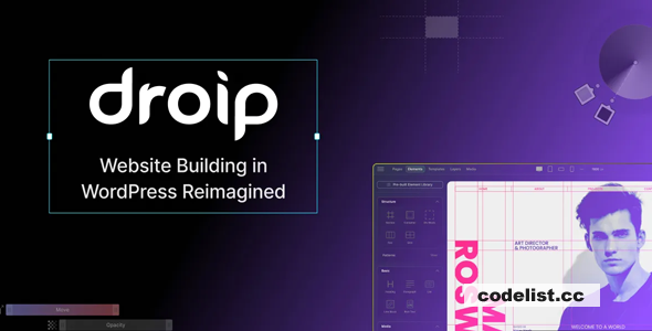 Droip v2.5.0 - No-Code website builder for WordPress