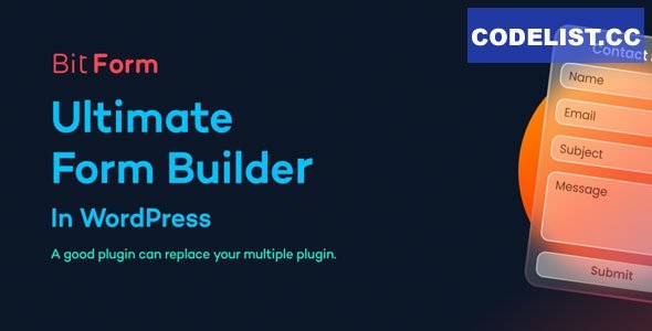 Bit Form Pro v2.13.6 - Ultimate Form Builder In WordPress